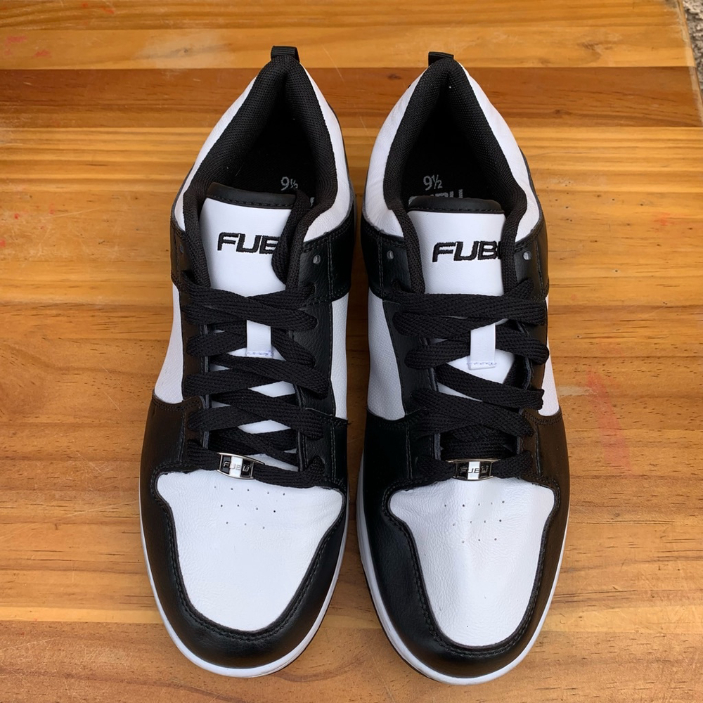 New! Men's FUBU Sneakers Size 9.5 White and Black - Picture 2 of 5